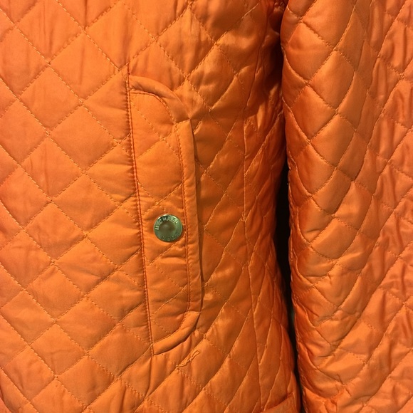 Michael Kors Quilted Orange Jacket - Picture 5 of 6